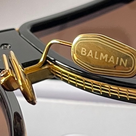 BNIB! BALMAIN O.R. Pilot Sunglasses box & case included 💯 AUTHENTIC - Picture 5 of 12